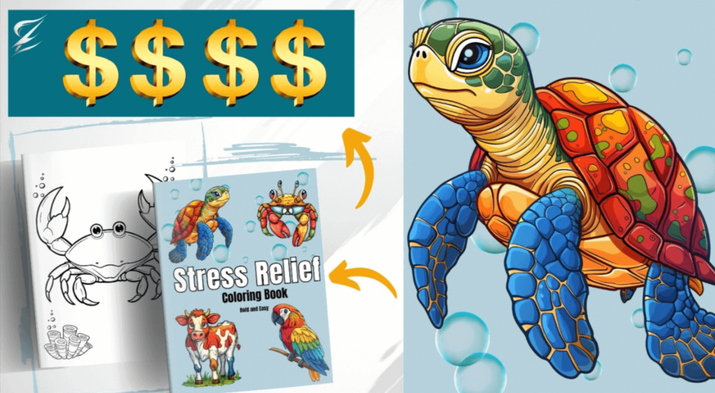 Stress relief coloring book