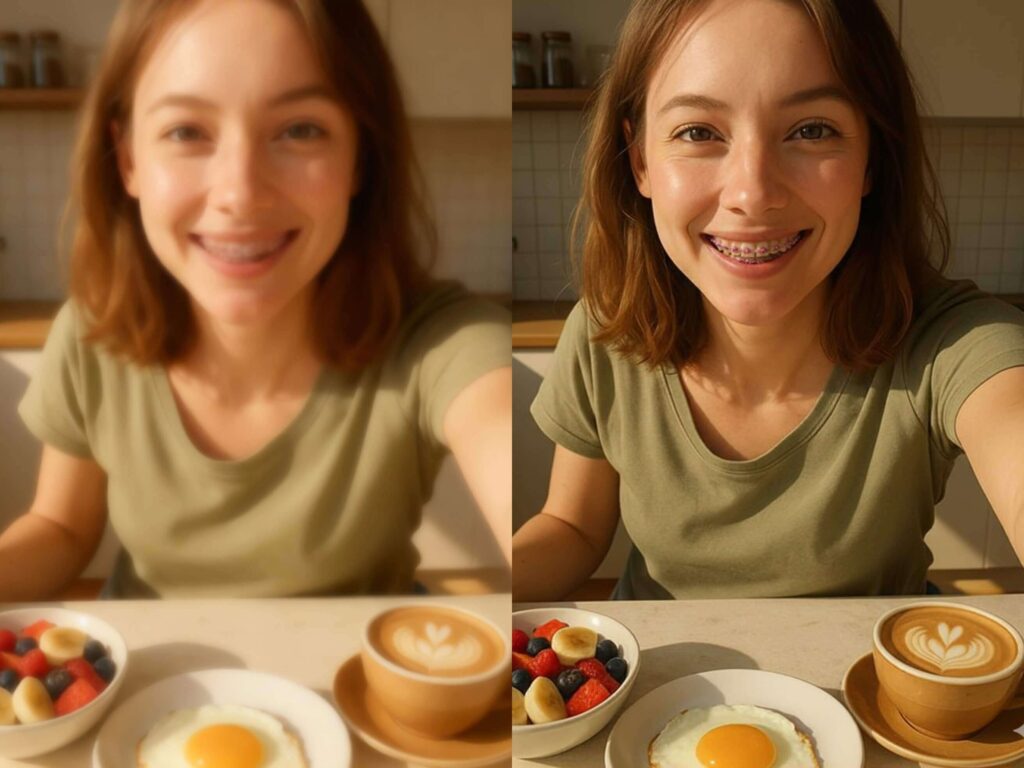 Nano Banana allows you to enhance image and sharpen details