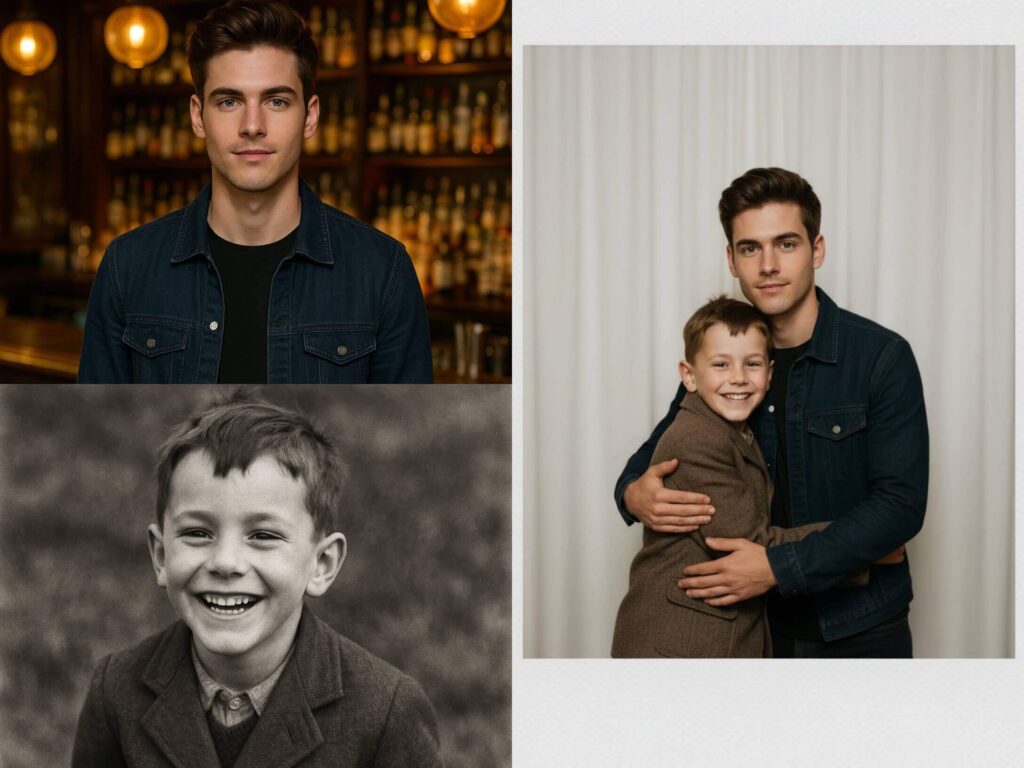 use Nano Banana to hug your childhood self