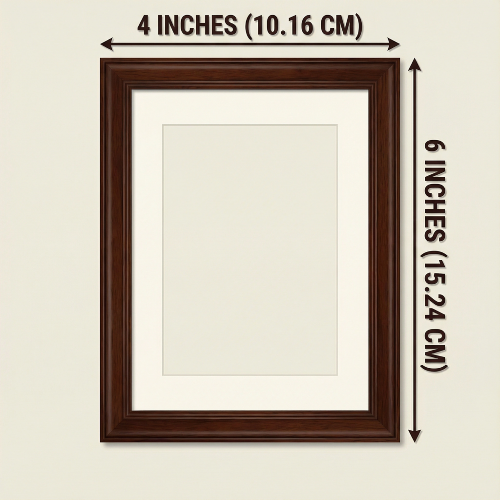 4x6 picture frame sizes